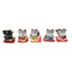 thumbnail image 2 of Juego de 5 piezas de juguetes de gato para decoración de ventanas, escritorios, hogares, oficinas, etc., 2 of 9