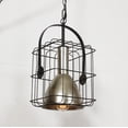 thumbnail image 1 of Dôme en Cage Rectangulaire Suspension Luminaire, 1 of 1