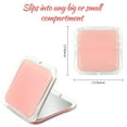 thumbnail image 2 of Compact Travel Small Magnifying Mirror - Snowflakes Pocket Mirror -1x/15x Magnification Cosmetic Mirrors Handheld Portable for Travel and Purses (Pink), 2 of 5