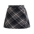 thumbnail image 5 of eczipvz Girls Woolen Pleated Mini Skirt Plaid Cute A-Line Classic Preppy Style Uniform School Skirts for 3-12 Years(E,11-12 Years), 5 of 5