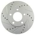 thumbnail image 3 of TRQ Front Performance Brake Pad & Rotor Kit Brake Pads Brake Rotors Set Ceramic Premium G-Coated Fits Select 2004-2013 Mazda 3, 3 of 4