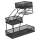 thumbnail image 2 of Cesta de frutas, organizador de cocina, cesta para verduras, pan, aperitivos, cuenco para almacenar frutas Negro, 2 of 8