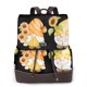 thumbnail image 1 of Disketp Hello Spring Sunflower Gnomes Mochila de Cuero para Mujer, Bolso de Espalda Antirrobo con Estilo para Viaje, Trabajo y Uso Diario, 1 of 4