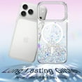 thumbnail image 3 of JETech Glitter Case for iPhone 17 Pro 6.3-Inch Compatible with MagSafe, Clear Cute Bling Sparkle for Women and Girls, Shiny Shockproof Magnetic Sparkly Phone Cover (Clear), 3 of 6