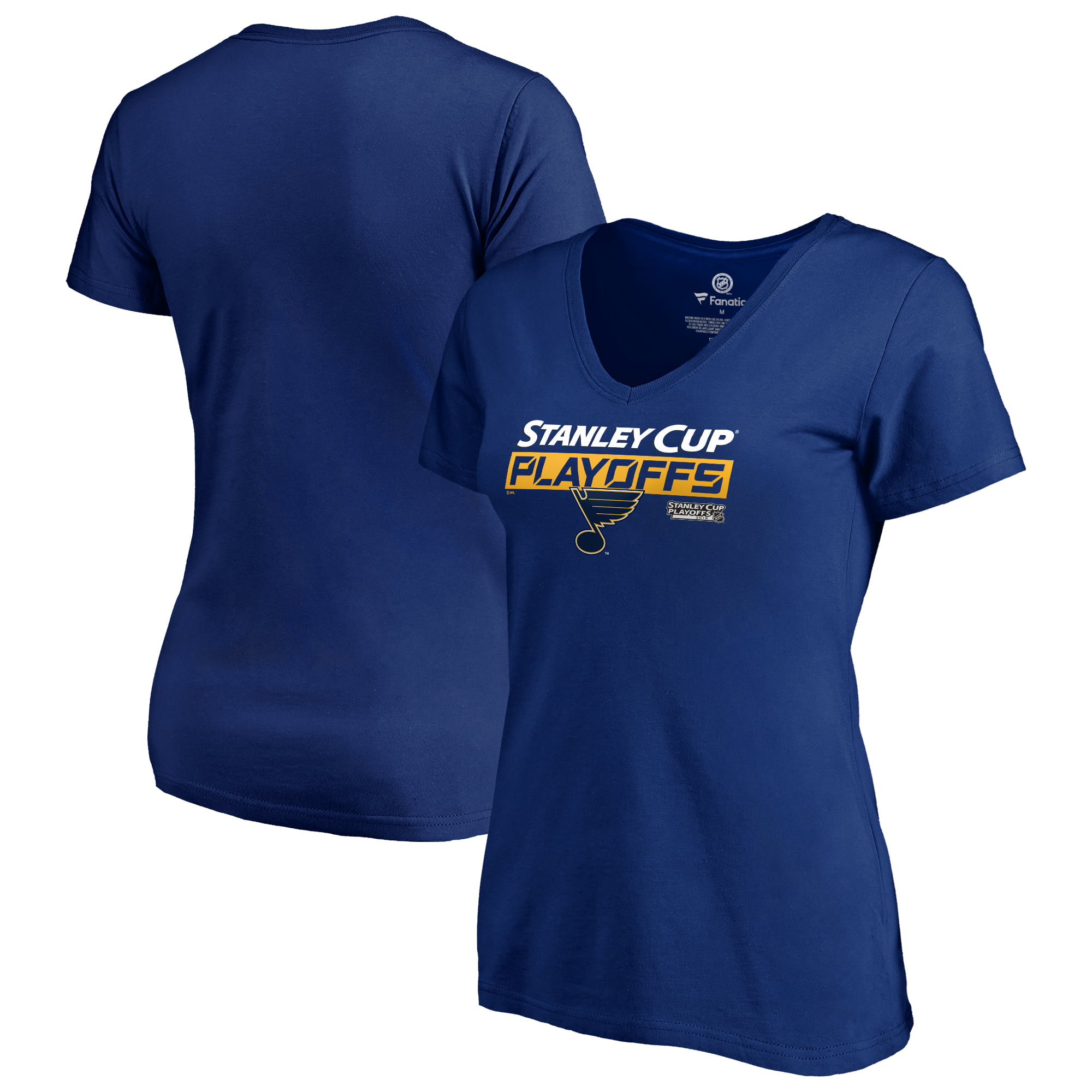 St. Louis Blues Fanatics Branded Women&#39;s 2019 Stanley Cup Playoffs Bound Body Checking Plus Size ...