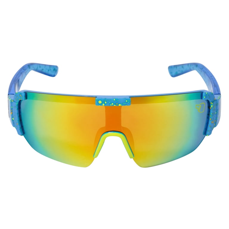 Vibrant Blue and Yellow Women\'s Sunglasses goodr Swedish Meatball Hangover Polarized Sunglasses for Men  main image 4
