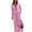 Pink, variant on gakvbuo Fall Dresses For Women 2023 Plus Size Maxi Dress Long Sleeve Women's Casual Waistband Long Sleeved Dress With Zipper V-Neck Dress