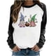 thumbnail image 1 of Sudaderas con capucha estampadas de manga larga informales para mujer a la moda de Pascua Fridja czfsfas988, 1 of 9