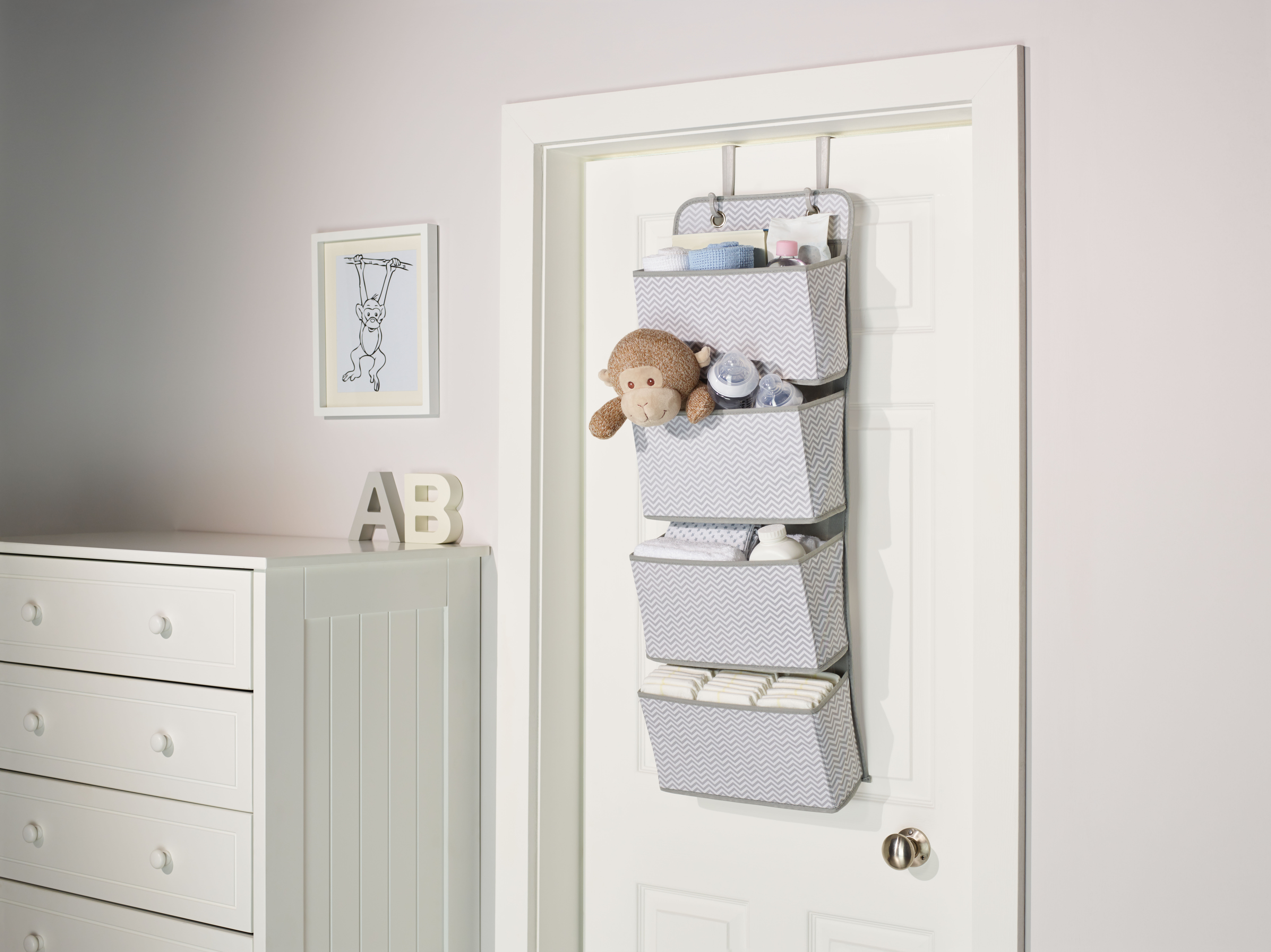 Parent's Choice Nursery Hanging Organizer, 4-Pocket photo 2