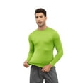 thumbnail image 6 of Fymall Men Long Sleeve Tight Quick Dry T-shirt Compression Tops, 6 of 8
