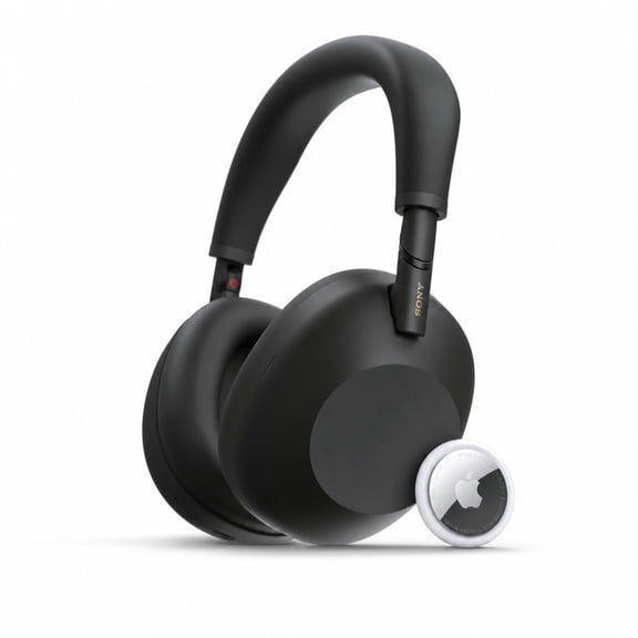 Sony WH-1000XM6 Wireless Noise Canceling Headphones (Black) with Air Tracker Tag