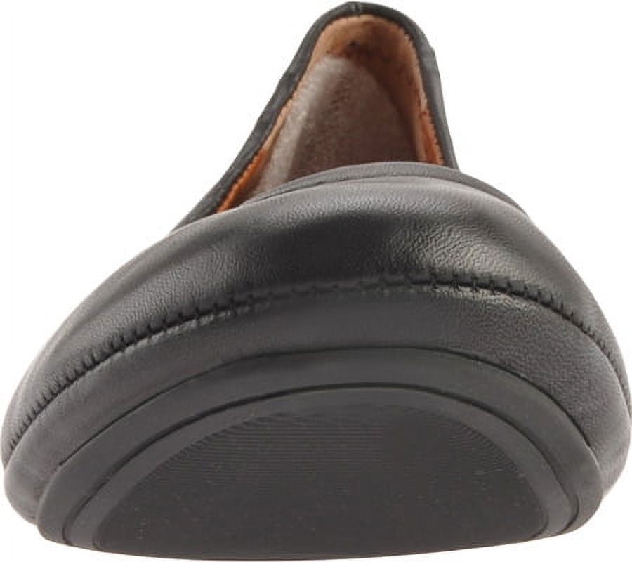 LUCKY BRAND Womens Black Flexible Cushioned Emmie Round Toe Slip