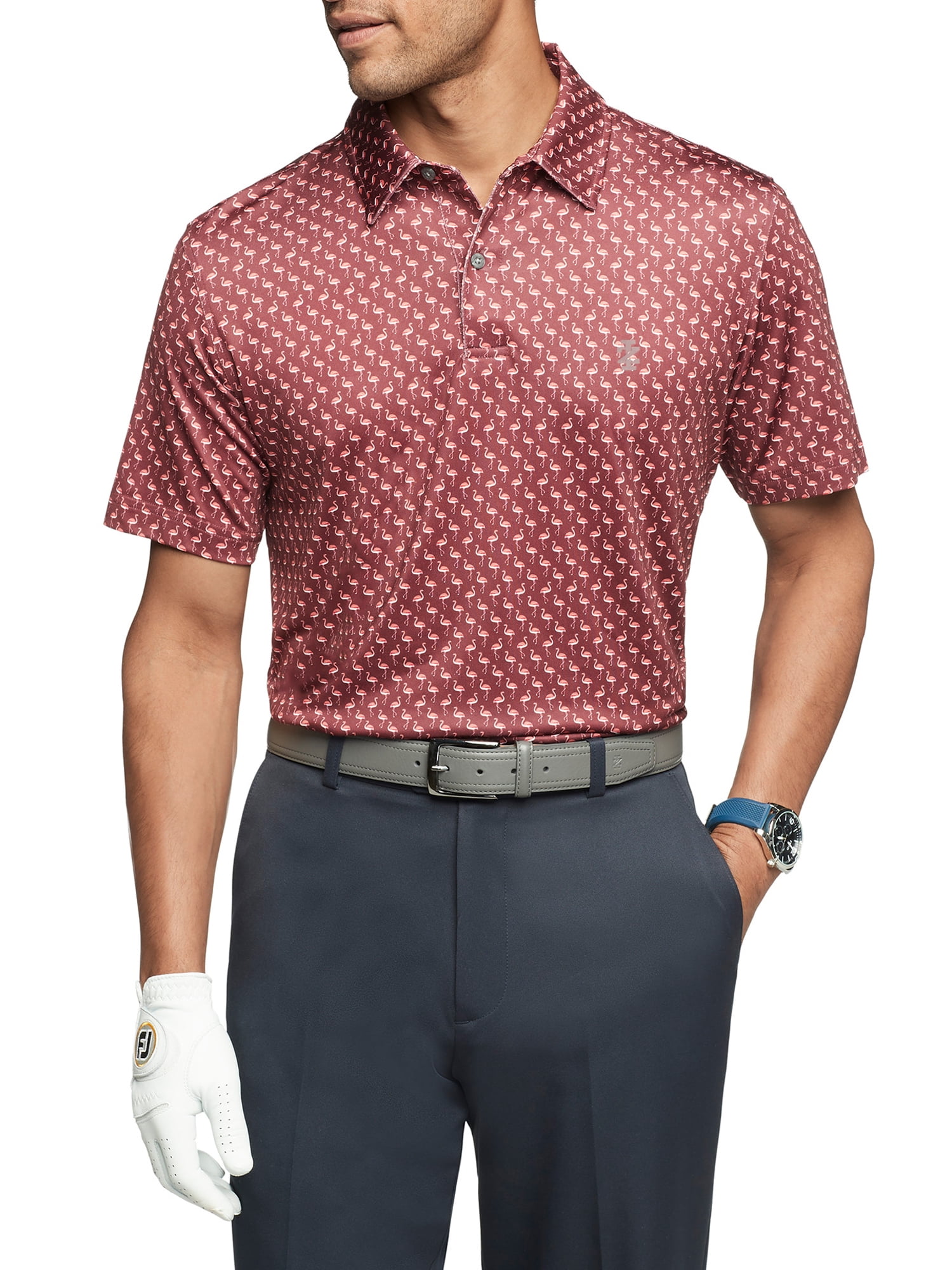 IZOD Men's Golf Printed Polo - Walmart.com