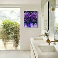 thumbnail image 4 of ZFLMY Purple Roses Gothic Canvas Wall Art Home Decor 12x16 16x20 12x16in, 4 of 5