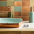 thumbnail image 4 of FOMIYES 4Ud Tapón De Rebosadero Metálico Plateado Para Lavabo Con Elegante Y Ajuste Universal Para, 4 of 6