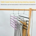 thumbnail image 6 of MmeneyyMulti-layer Pants Rack Foam Five-layer Pants Hanging Space Traceless Pants Hanger, 6 of 7