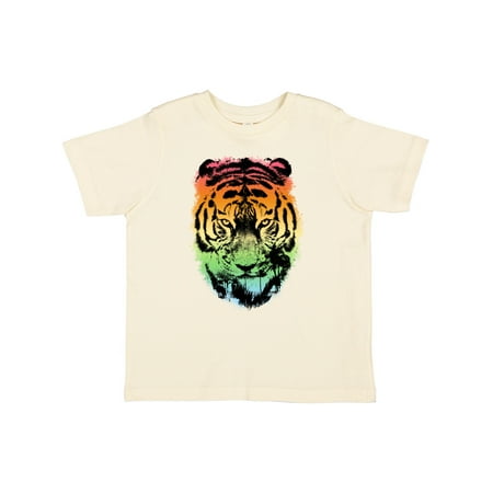 

Inktastic Tiger with Gradient Sunset with Palm Trees Gift Toddler Boy or Toddler Girl T-Shirt