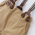 thumbnail image 6 of zuwimk Baby Boy Suit Toddler Formal Outfit Kids 3 Piece Vest Gentleman Clothes Long Sleeve Shirt and Pants Set(5-6 Years,Brown), 6 of 8