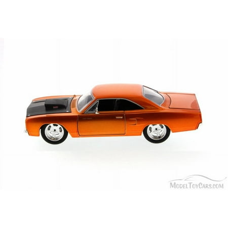 Fast & Furious 1970 Dom's Plymouth Road Runner Hard Top, Copper - JADA 97126 - 1/24 Scale Diecast Model Toy Car