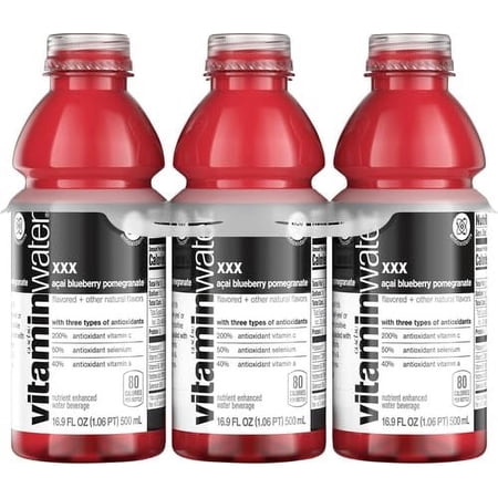 vitaminwater XXX, 16.9 fl oz, 6 Pack (786162103543)