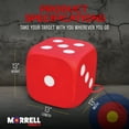 thumbnail image 3 of Morrell Targets High Roller Foam 6 Sided Archery Target, 3 Pack, Red, 3 of 12