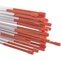 SHZAITOR 72" Driveway Markers, Snow Stakes, Plow Stakes, Orange Reflective Fiberglass 6FT 5/16-Inch Dia Pack of 25