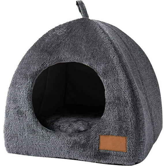 Warm Cat Shelter-House for Outdoor Cats in Winter, Soft and Self Warming Kitten beds,Cat Bed for Indoor Cats,Waterproof Outdoor Heated Cat House,Warm and Insulated Cat House