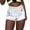 Silver, variant on Workout Shorts Women Reflective Shiny Night Club Party Rave Womens Clothing,Silver,L