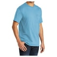 thumbnail image 4 of Yellow Rooster Men's Core Blend Pocket T-Shirts Aquatic Blue 6XL, 4 of 6