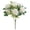 White, variant on Dienrx 7 Rolled Edge Roses, Realistic Fake Roses for Bridal Bouquets, Single Fake Flower for Family Wedding Party Decoration