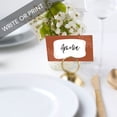thumbnail image 2 of Koyal Wholesale Terracotta Place Cards for Wedding Party Tables, Seating Name Place Cards for Holders, 60 Pack, 2 of 5