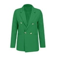 thumbnail image 6 of Rohuuque Blazers for Women Business Casual Long Sleeve Notch Lapel Open Front Suit Jacket Work Office Blazer with Pockets Green, 6 of 6