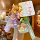 thumbnail image 4 of BaiMao genuino Sanrio aceite flotador líquido llavero HELLO KITTY dibujos animados líquido acrílico llavero regalo promocional, 4 of 4
