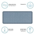 thumbnail image 4 of GelPro Designer Comfort Ergo-Foam Anti-Fatigue Kitchen Floor Mat, 20"x48", Tweed Hydrangea, 4 of 4