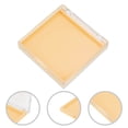 thumbnail image 3 of Unique Bargains 1 Pc Reusable Single Layer Square Nail Storage Box Yellow Plastic, 3 of 5