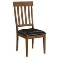 thumbnail image 5 of A-America Mariposa Slatback Dining Side Chair in Whiskey (Set of 2), 5 of 5