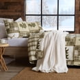 thumbnail image 2 of Couvre-lit Lodge Format Simple avec 1 Taie d'Oreiller. Ensemble de Courtepointe Réversible 2 Pcs pour Toutes Saisons de Style Cabane. Courtepointe Rustique Couvre-Lit Ensemble de Lit. Stonehurst Collection., 2 of 4