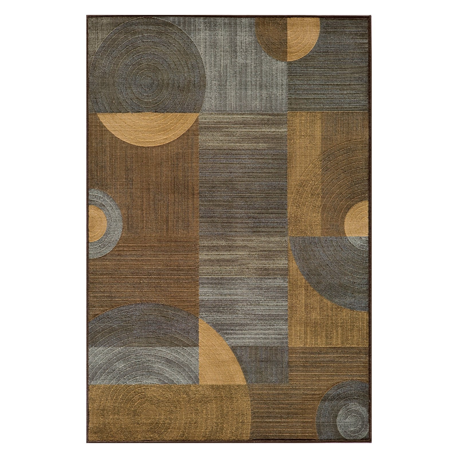 Red Contemporary Area Rug Momeni Rugs Dream Collection 3'11 x 5'7 