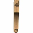 thumbnail image 2 of Ekena Millwork 6"W x 42"D x 42"H Westlake Craftsman Rough Sawn Bracket, Western Red Cedar, 2 of 13