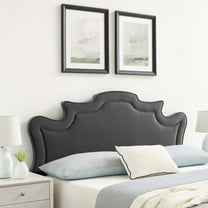 Modway Evangeline Performance Velvet King/California King Headboard in Charcoal