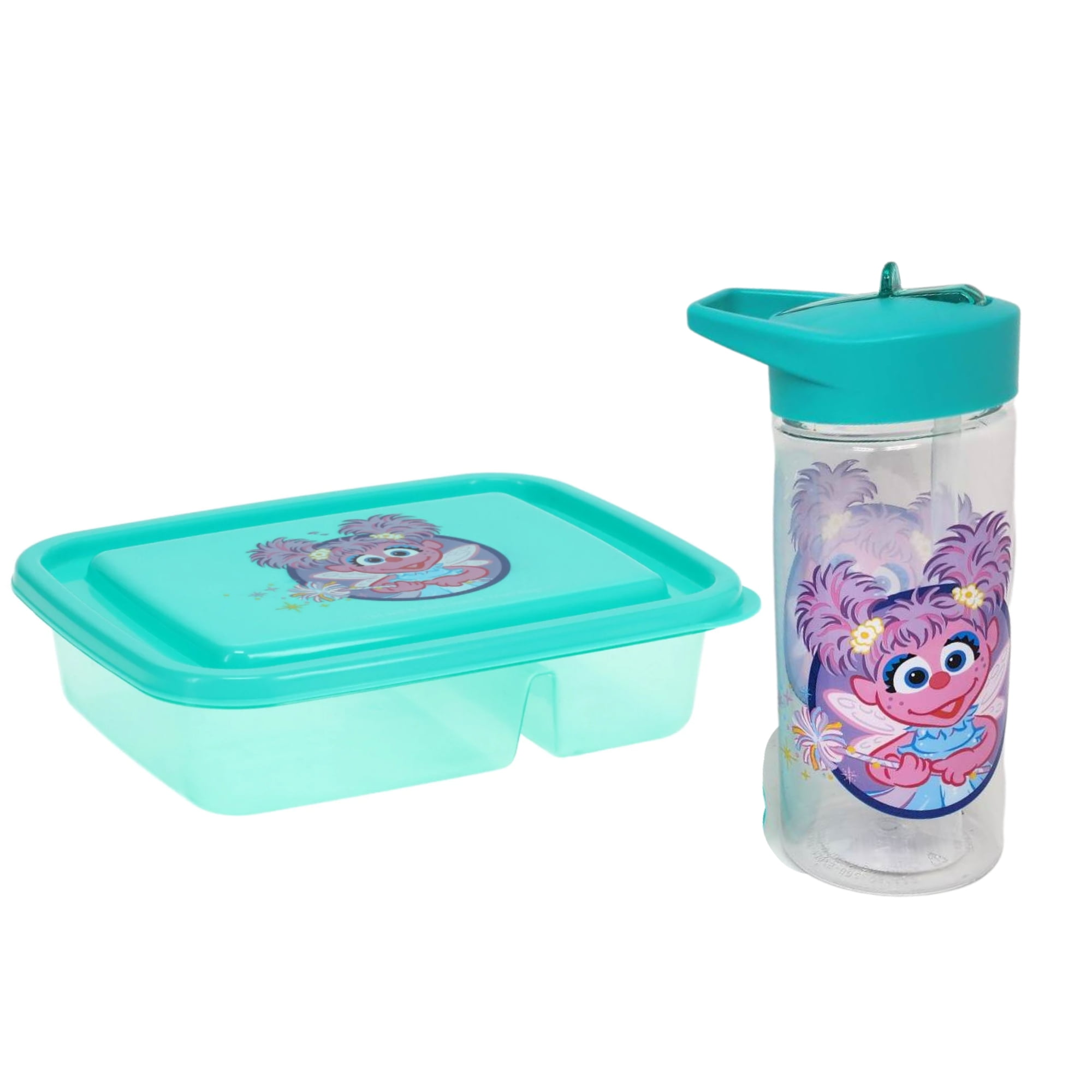 Sesame Street Elmo Lunch Box Kit for Kids Includes Red Bento Box and Tumbler with Straw BPA-Free Dishwasher Safe Toddler-Friendly Lunch Containers