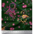 thumbnail image 1 of Soimoi polyester Crepe Fabric Floral & Paisley Print Fabric by Yard 42 Inch Wide, 1 of 5