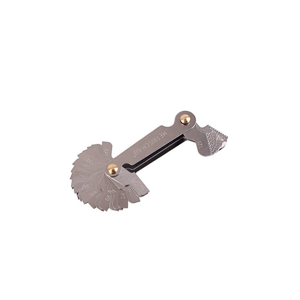 Greeniant Regla de Metal 55/60 engranaje diente hilo enchufe calibre reglas de medición carbono pesado Universal espesor para sistema Industrial Accesorios para instrumentos musicales