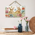 thumbnail image 6 of Highland Home "Garden Bunny" Decorative Hanging Wood Sign, 6 of 7