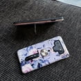 thumbnail image 3 of case for Samsung Galaxy Note 9 Case for Women, Flowers Print Finger Grip Design Rugged Shockproof Slim Soft TPU + Matte PC Dual Layer Ring Strap Cover for Galaxy Note 9 (Pink Flower), 3 of 11