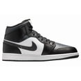 thumbnail image 2 of Ni - ke [DQ8426-010] Air Jordan Mens 1 Mid Off Noir Toe Black White Sneakers *NEW*, 2 of 5
