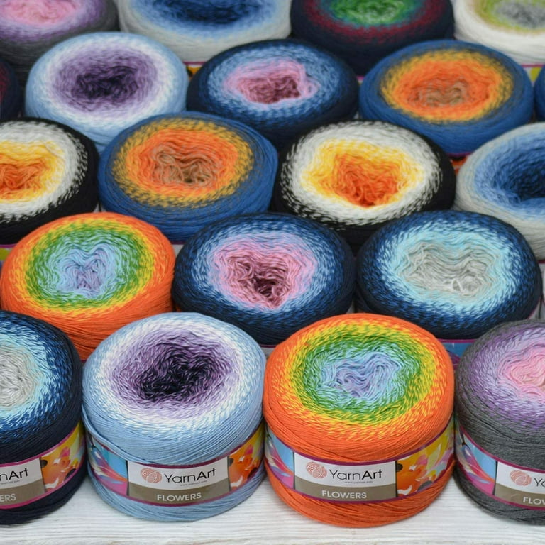 Amazon | Yarn Art YarnArt フラワーヤーン 55%コットン 45