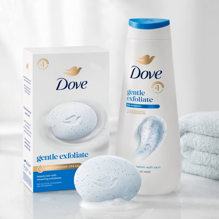Dove Gentle Exfoliating Beauty Bar Soap, 8 Pack, 3.75 oz photo 7