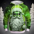 thumbnail image 2 of Hpapadks Hoodie for Men Christmas Santa Print Hoodies Pullover Festival Party Long Sleeve Hooded Men's Sweatshirts, 2 of 4