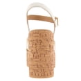thumbnail image 3 of Kensie Women's Sanya Raffia Platform Heeled Sandal, 3 of 5